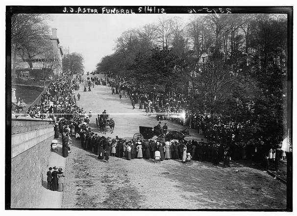 John Jacob Astor Funeral in May 1912