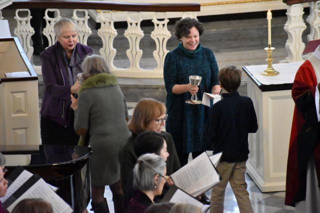 Wendy Claire Barrie regularly served as a Chalice Bearer at the 9:15am Family Service on Sundays at St. Paul's Chapel.