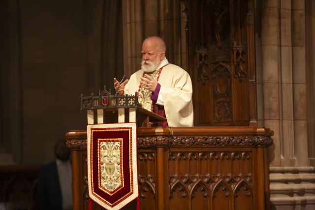 Bishop Dietsche preaching at Trinity on November 5, 2023